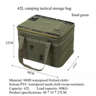 42L Large Capacity Camping Storage Bag - Thermal Folding Refrigerator Box - Tableware Storage Box -