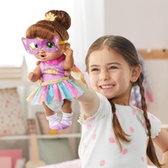 SAVE Baby Alive Super BFF Sophia Sparkle Brown Hair Dress Up Baby Doll Playset, 11 Inches,
