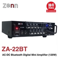ZENN ZA-22BT AC-DC Digital Bluetooth Mini Amplifier Audio Amplifier for Karaoke (120W)