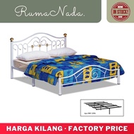Simple Queen Bed Metal Bed Frame / Double Bed / Katil Besi / Katil Queen / Katil Double / Katil Frame / Katil Besi / Bed Frrame