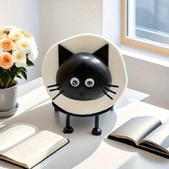 1pc Cute Cat Tissue Box - Decorate Kitchen, Living Room, Bathroom Tissue Holder - Stable Base - Perf