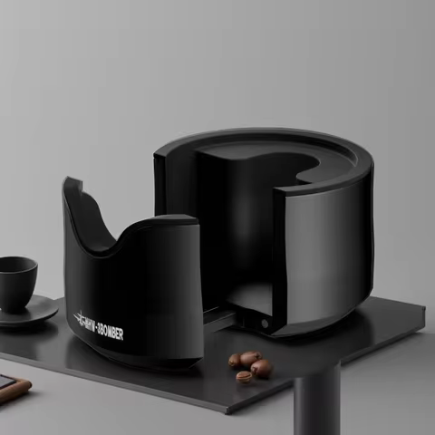 MHW-3BOMBER 51/53/58mm Portafilter Holder Tamping Base Aluminium Alloy Adjustable Tamping Station Es