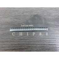 (20c) New Orange 0603 SMD Led Sticker