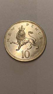 英國10便士硬幣1975