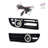 Fog Light LED Front Bumper Grille DRL Lamp Part Replacement For VW Jetta Bora Mk4 99-04 New6.5