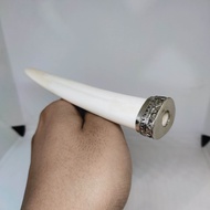 Once pipa cangklong tulang gajah model taring orginal variasi alpaka