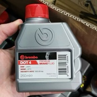BREMBO BRAKE FLUID 250ML DOT4 DOT 4 BREMBO MINYAK BRAKE MYK BRAKE MADE IN ITALY L04002
