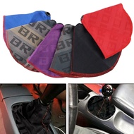 Hot JDM Style Bride Canvas Universal Shift Lever Knob Boot Cover Red Black Racing Shift Knob Collars