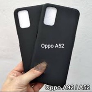 CASING COVER SILIKON Premium Soft Case premium Black HP Oppo A52 / A92