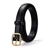 TJS Ikat Pinggang Gaya Retro Vintage Bahan PU Kulit Leather Gesper Wanita Belt Trendy Woman Aksesori