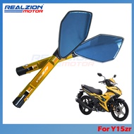 REALZIONMOTOR For Yamaha Y15 Y15zr V1 V2 V3 Motorcycle Side Rearview Mirror Cnc Aluminum Alloy Acces