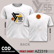 Triskelion fratshirt white full sublimation 55th Tau Gamma Phi Triskelion 55 Anniversary Frat Shirt 