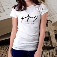 Bible Verse 1 Corinthians 13:13 Statement Tshirt for Women 15