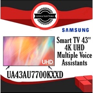 SAMSUNG UA43AU7700KXXD Smart TV 43" 4K UHD Multiple Voice Assistants 43AU7700 AU7700