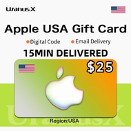 25 USD Apple iTunes Gift Card⚡iTunes card USA Apple Code US iTunes App Store Card⚡UranusX_MY [24/7 E