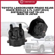 TOYOTA LANDCRUISER PRADO RZJ95 HIACE RZH112 2.7L (1997-2014) DISTRIBUTOR CAP  YD-154 MADE IN JAPAN