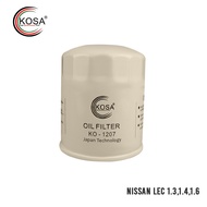 KOSA OIL FILTER NISSAN LEC 1.3 / 1.4 / 1.6 (15208-H8911) KO-1207 1PC BCAS