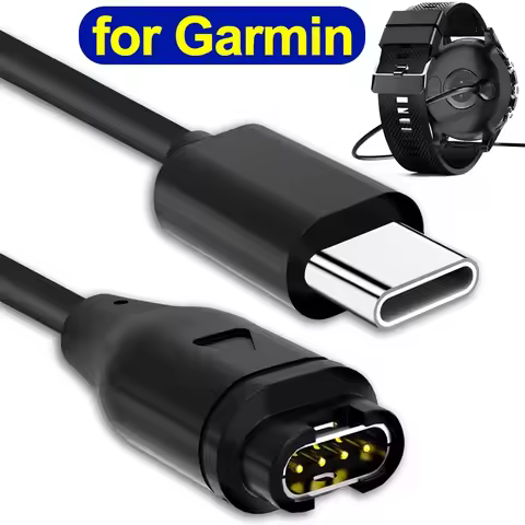 USB Type C Watch Charger Cables Suitable for Garmin Fenix 7 7S 7X 6 6S 6X 5 5S Forerunner 965 945 24