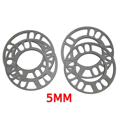 5mm Universal Wheel Spacer Car Wheel Spacer Shims Plate Gasket Universal Set Of 4 5x100 5x108 5x112 