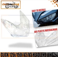 HEADLIGHT LENS FOR HONDA CLICK 125i/150i V2/V3 MOTORCYCLE (LENS ONLY) GOOD QUALITY