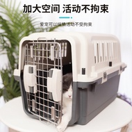Cat Pet Air Box Elementary School Dog Portable Airline Large Dog Box Cage Out Check-In L5ml