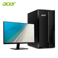 【促銷：主機+螢幕】宏碁 acer Aspire TC-1780_EX 桌上型電腦/i5-13400F/8G DDR4/GTX1650 4G/512G SSD/500W/Win11/附鍵盤滑鼠/三年保固+【22型】Acer V227Q