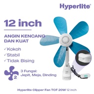 HYPERLITE 3 in 1 20 watt clamp fan (Wall-mounted/ table fan)
