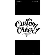 Custom desin gold foil