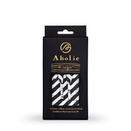 Aholic | Be Unique Striped Laces-Black White