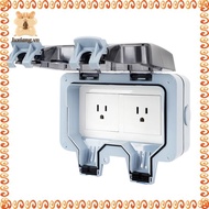 [luxiang.vn] Rainproof  IP66 15A Charging Socket Double Socket Waterproof Box US Plug