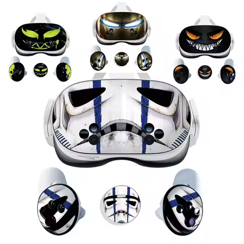 Skin Stickers For Meta Quest 3S VR Headset Controller Accessories Vinyl Protective Cover Decal Hallo