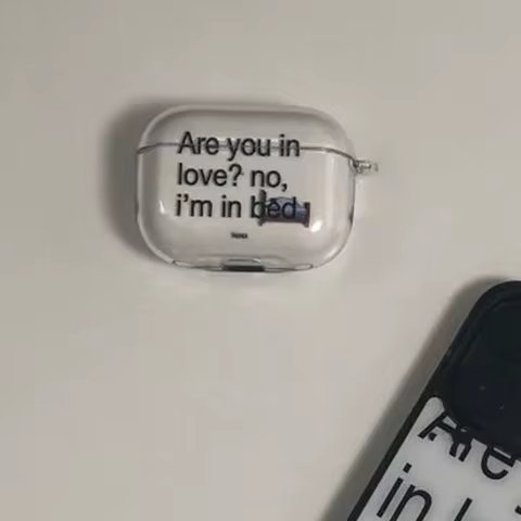 Japanese Korean Niche Personalized Bedside English For Airpod 4 3 2 1 AirPod Pro 3 2 Headphone Case 