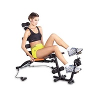 ABS Six Pack Care Exercise Bench Sit Up Gym Fitness Workout Machine + Cycle + Resistance Band