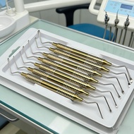 7Pcs Dental Jagged Curette Curettes Kit Dental Gracey Curette Dental Tools