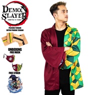 GIYU TOMIOKA ANIME DEMON SLAYER HAORI KIMONO ROBE