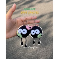 Soot sprites crochet keychain ghilbi crochet keychain