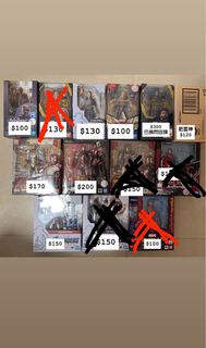 SHF Marvel  black widow spiderman ironman captain America