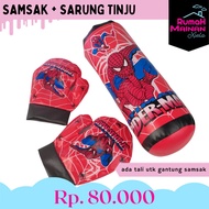 [RMX] PUNCHING BAG + BOXING GLOVES - BOYS' SPIDERMAN BOXING TOY