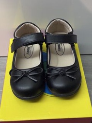 FROG FOOTCARE 黑色蝴蝶結女童鞋 15cm