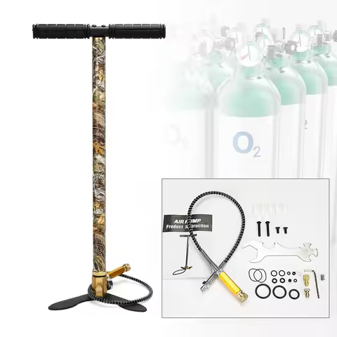 300bar 30mpa 4500psi 3 Stage Hand Operated PCP Pump For Pcp Rifles Air Paintball High Pressure Compr