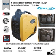 THUNDEZ 2200Watt/2.2KW Portable Inverter & Silent Gasoline Generator TPU2500i - 6 Months Warranty -
