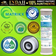 MATRIKX CTO Manufactured KX CTO 10" Halal Carbon Block Filter Replacement Cartridge - 6X Performance