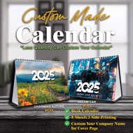 2025 Calendar / Malaysia Desk Calendar / Hardcover / Custom Made / 260gsm / Full Colour Printing / K