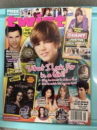 TWIST 雜誌加海報 (Justin Bieber，Twilight)