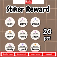 20 Pcs Affirmation Reward Stickers for Kids Award Gift Stickers for Students