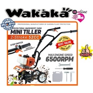 44-5 Mini Tiller Machine Hand Push weeding 52cc 2-Stroke