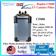 Dophin CF800 Canister Filter Penapis Filter For 2.5-3Feet Tank Aquarium | Perfect Ocean