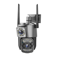 กล้องวงจรปิด CCTV V380 Pro กล้องรักษาความปลอดภัย IP กล้องวงจรปิด360 wifi HD 1080P กันน้ํา เสียงสองทาง Infrared night vision การตรวจจับการเคลื่อนไหว กล้องวงจรปิดระยะไกล 360°PTZ Control CCTV Camera with Alarm