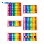 [Koolsoo] Acrylic Gemstone Cube Stacking Game Gift Building Blocks Cube Blocks Set