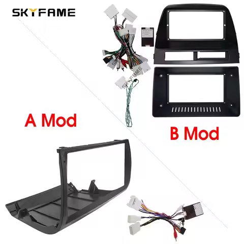 SKYFAME Car Frame Fascia Adapter Canbus Box Decoder Android Radio Dash Fitting Panel Kit For Toyota 